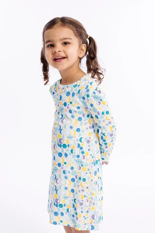 Many Moons Organic Pima Cotton Dodo Dress