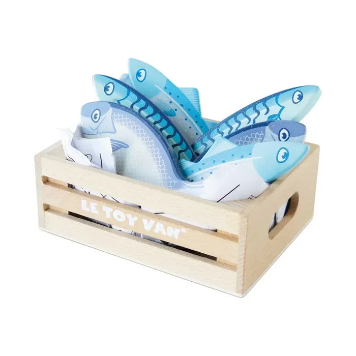 Market Fish Wooden Crate
