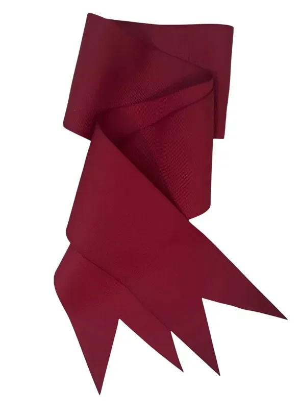 Maroon/burgundy Grosgrain Ribbon – Wide & Short