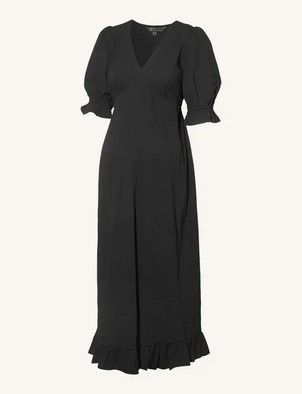 Maternity Black Delilah Maxi Dress