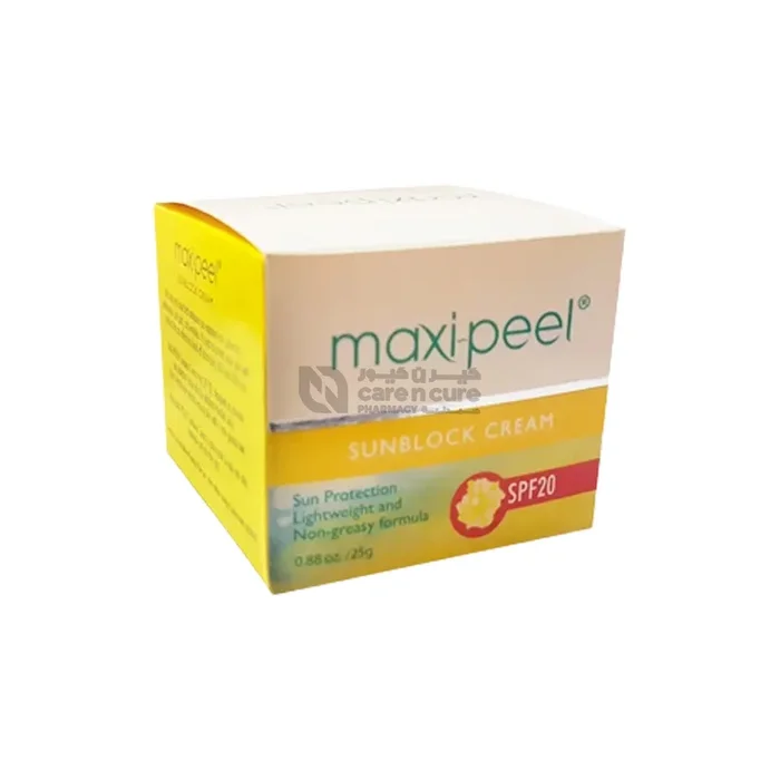 Maxi Peel Sunblock Cream Spf 20