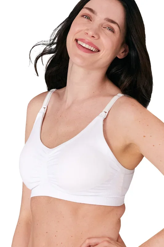 Medela 3-in-1 Nursing and Pumping Bra, White