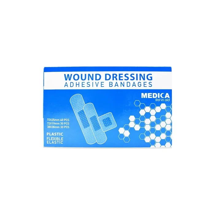 Medica Blue Plaster Assorted 100 Pieces