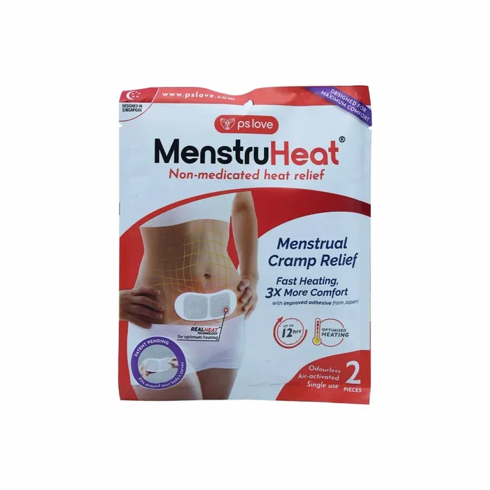 Menstruheat Menstrual Cramp Relief Patch 2 Pieces