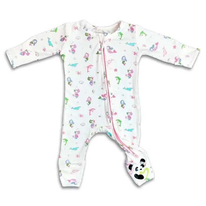 Mermaid Bamboo Convertible Footie