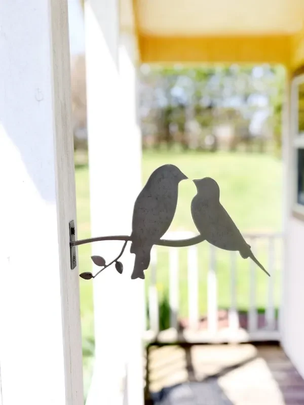 Metal Bird Statue – Love Birds Statue