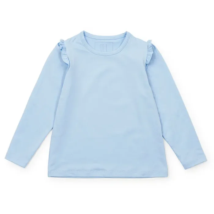 Mia Girls’ Longsleeve Performance Top By Lh Sport – Light Blue