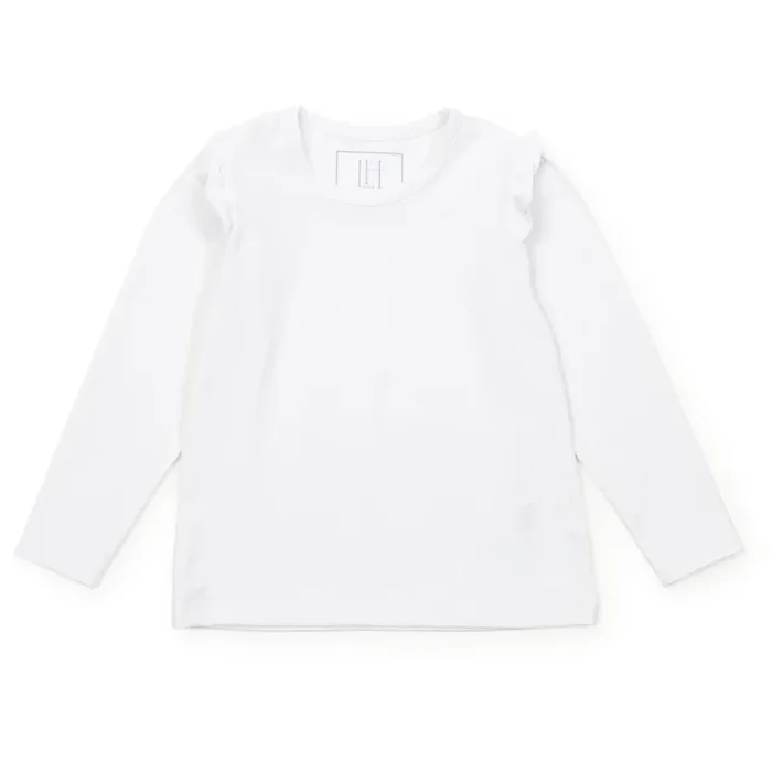 Mia Girls’ Longsleeve Performance Top By Lh Sport – White