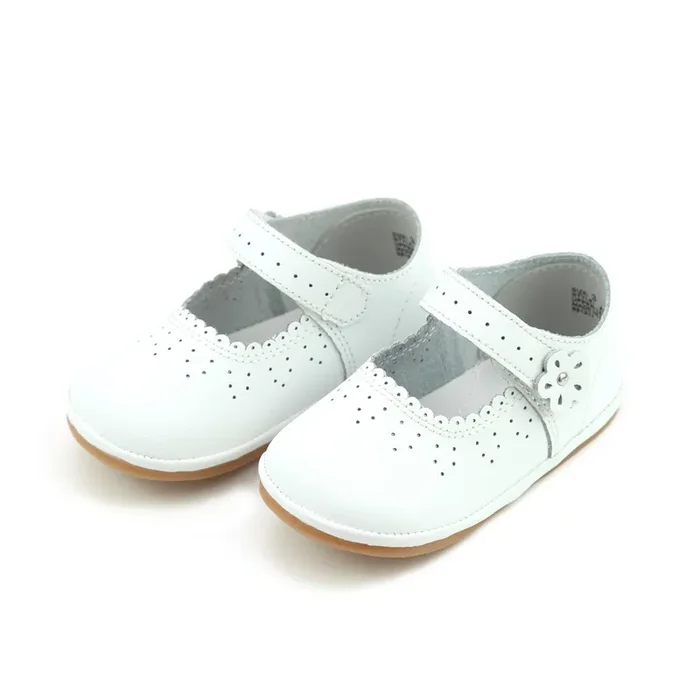 Mia Scalloped Leather Mary Jane – Babies & Toddlers