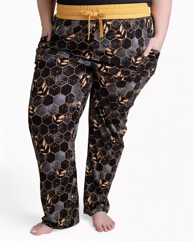 Midnight Honey | Men’s Bamboo Relaxed Lounge Pajama Pants