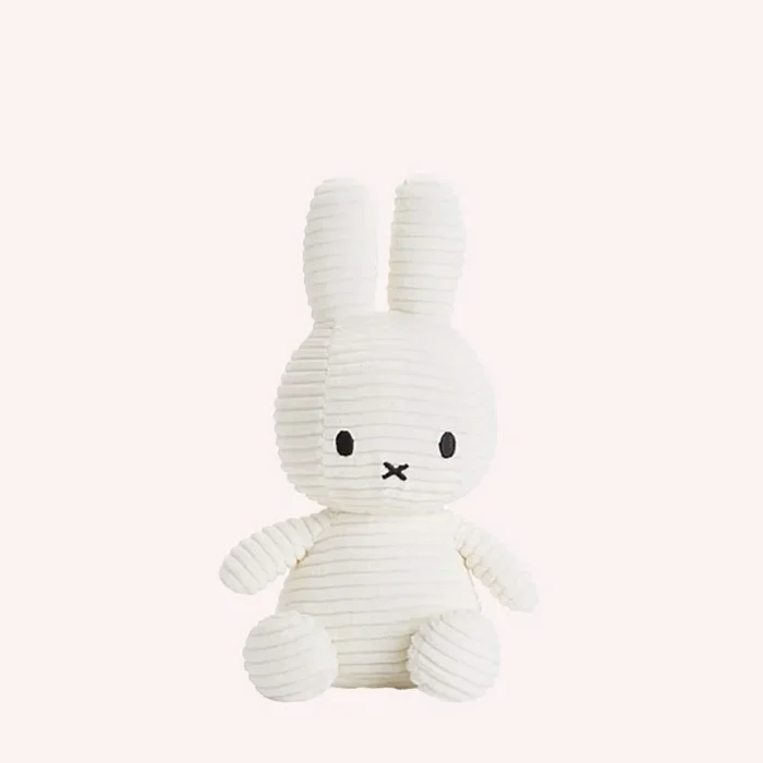 Miffy Corduroy Plush – Offwhite (33 cm)