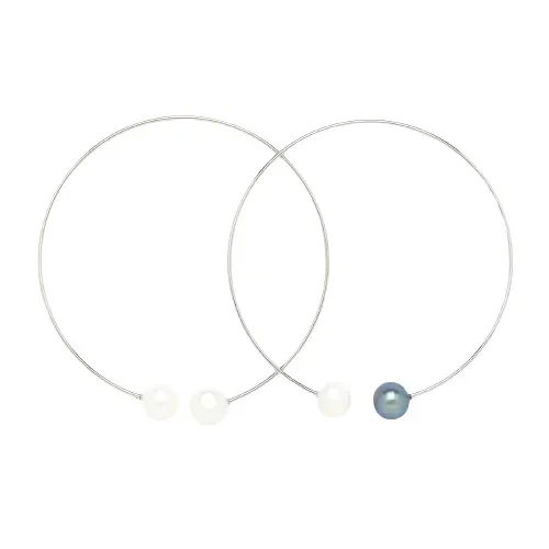 Mila Freshwater Pearl Bangle