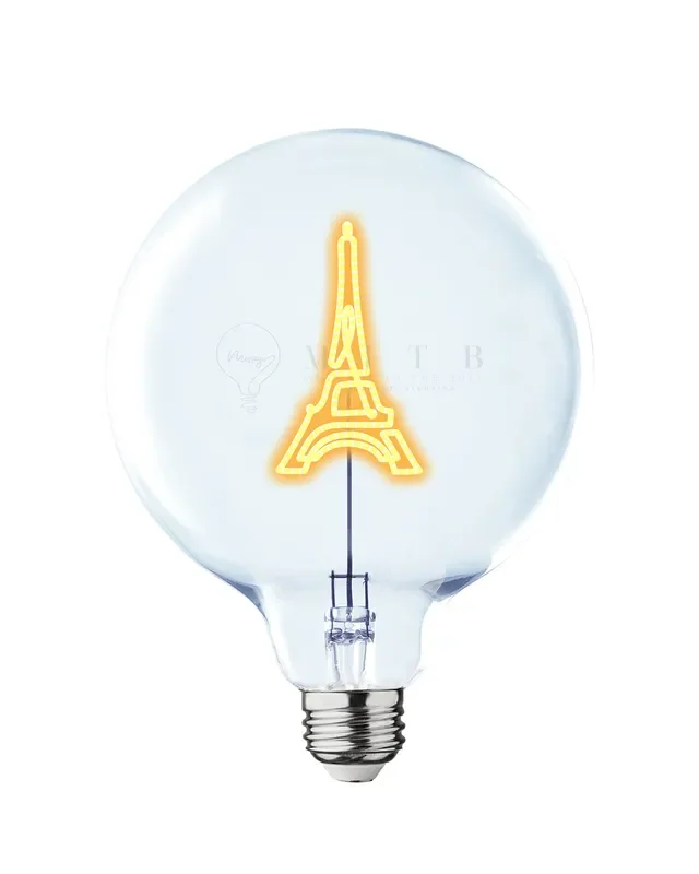 Mitb Bulb Eiffel Tower Amber