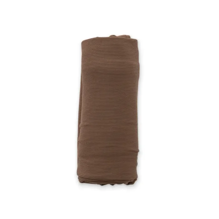 Mocha Stretch Swaddle Blanket
