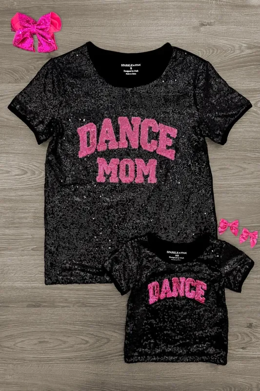 Mom & Me – “Dance & Dance Mom ” Sequin Top