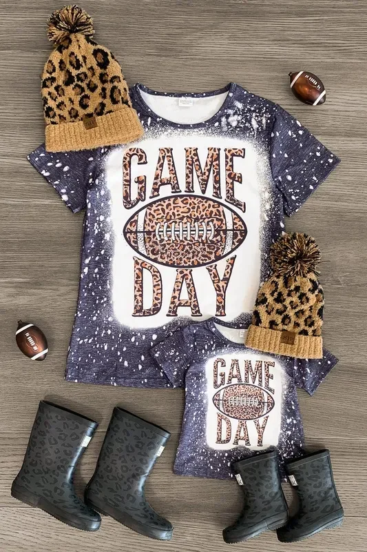 Mom & Me – “Game Day ” Cheetah Top
