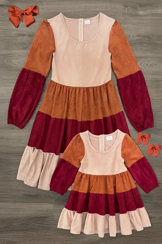 Mom & Me – Fall Suede Dress