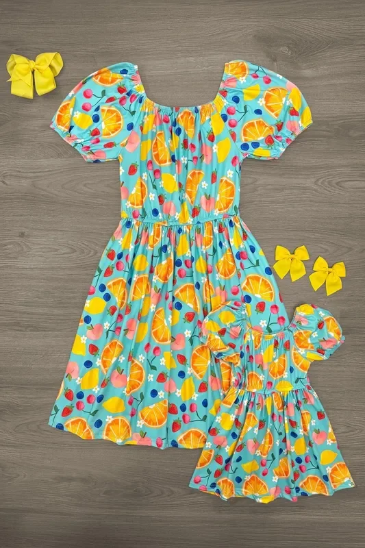 Mom & Me – Summer Fruit Dress