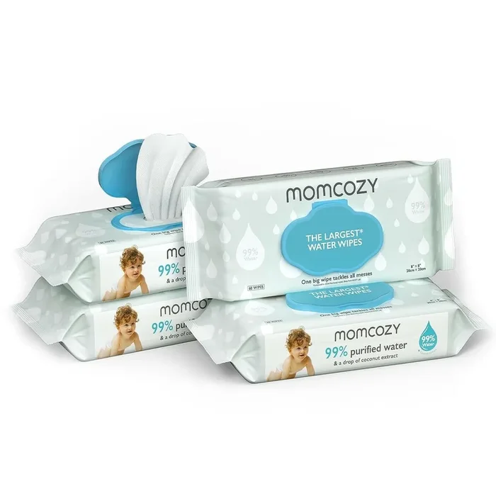Momcozy Water Baby Wipe 60 Pieces