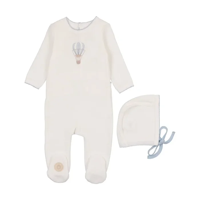 Mon Tresor Bebe Embroidered Balloon Gift Set