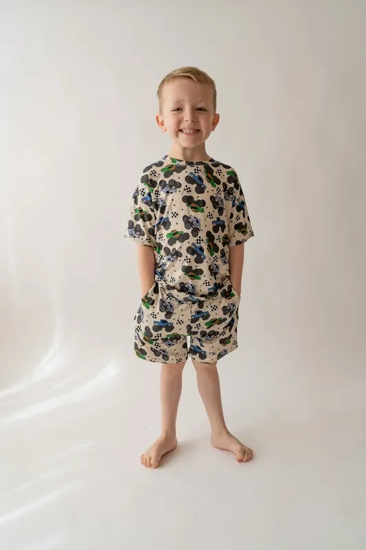 Monster Truck Boy’s Casual Set