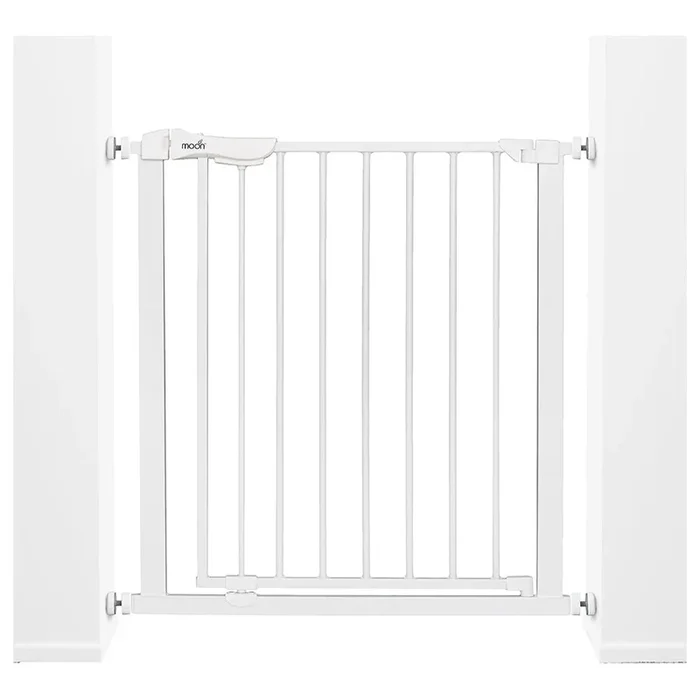 Moon – Safety Metal Gate 74.5-86 cm (White)