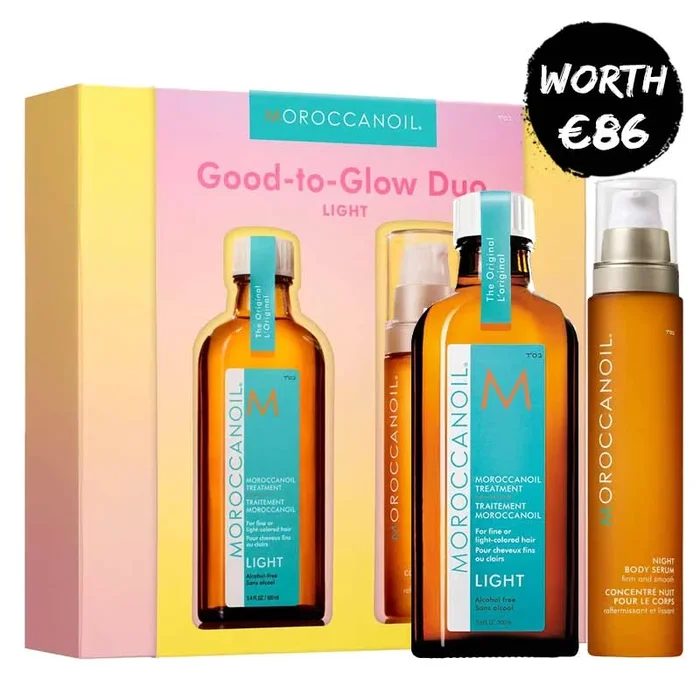 Moroccanoil Good-to-Glow Duo Gift Set – Light
