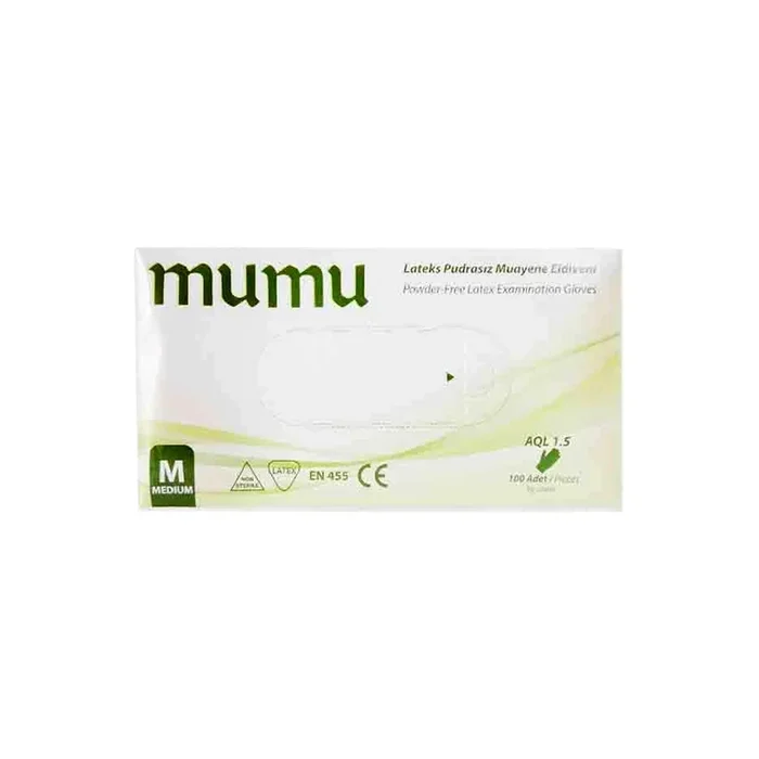 Mumu Latex Gloves Pf (S) 100 Pieces