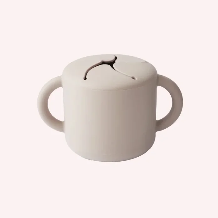 Mushie Snack Cup – Ivory