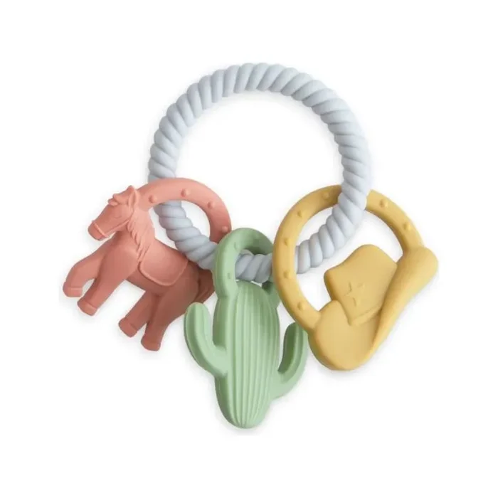 Mushie Teething Ring- Western