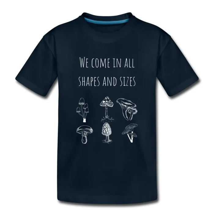 Mushrooms Organic Toddler Nature-Themed Inclusion T-shirt