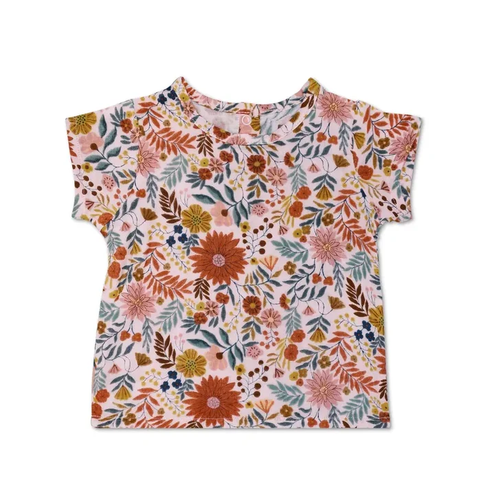 Muslin Short Sleeve Shirt – Zinnia Bloom