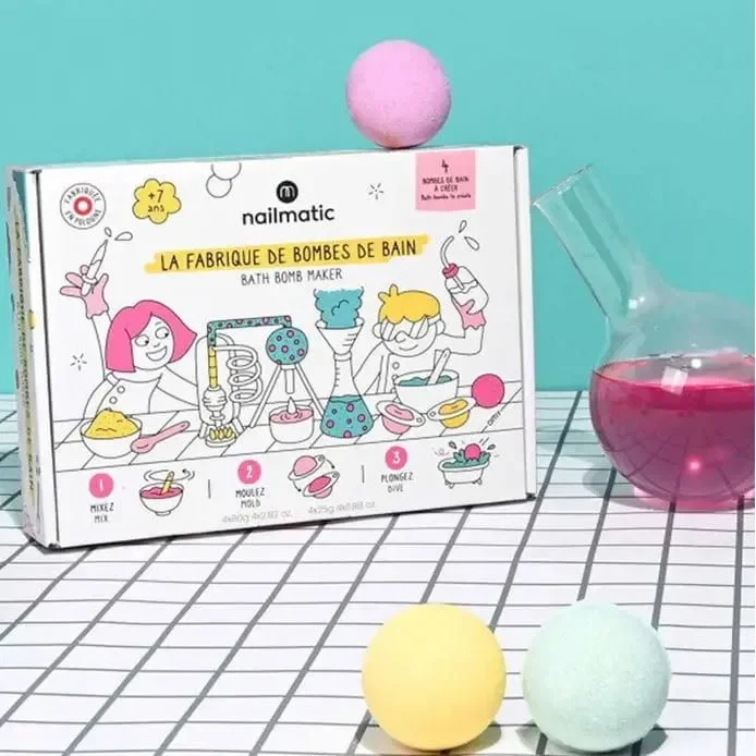 Nailmatic Round Bath Bomb Maker Kit
