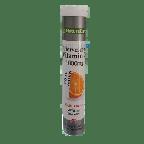 Naturecare Vit C Eff 1000 mg Tablets 20 Pieces