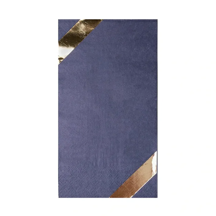 Navy & Gold Guest Napkin