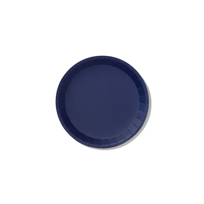 Navy Classic Small Plates (10 Per Pack)