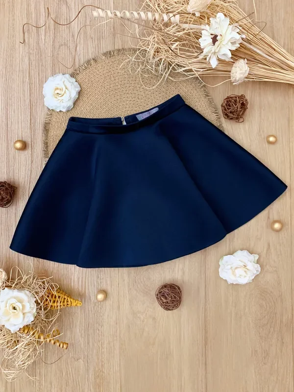Navy Tennis Skirt by Kids Couture
