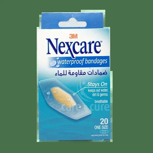 Nexcare Waterproof 26X57mm Bandages 20 Pieces