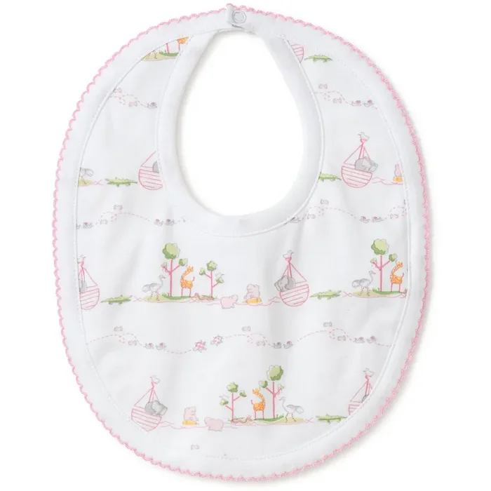 Noah’s Print Bib Pink
