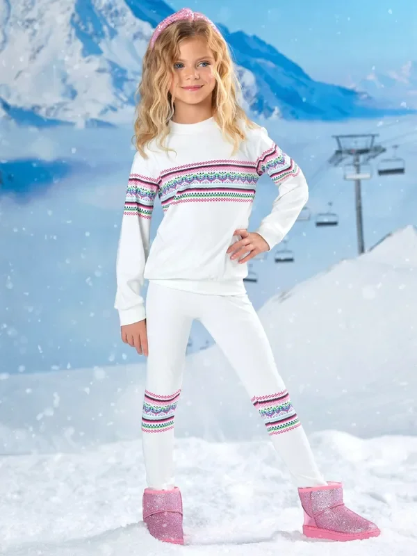 Nordic Nights Fair Isle Top and Legging Set