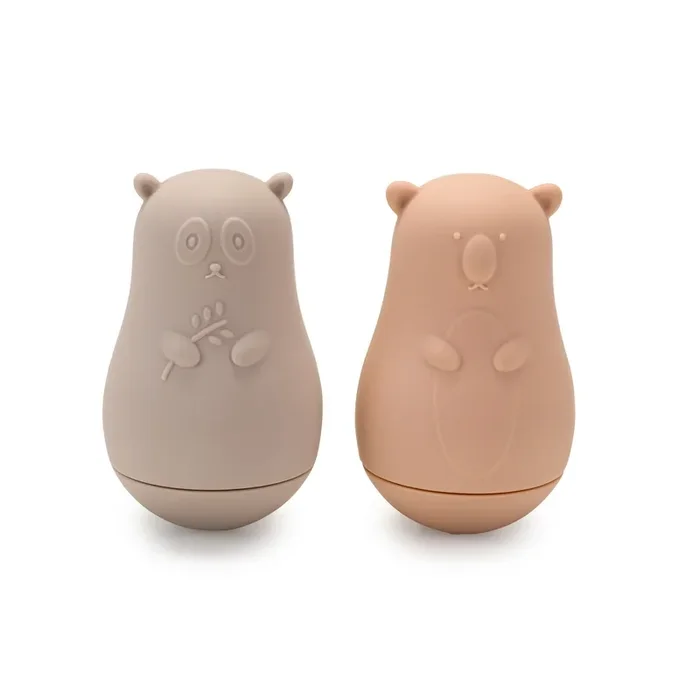 noüka Wobble Bath Toys – Softy Earth Set