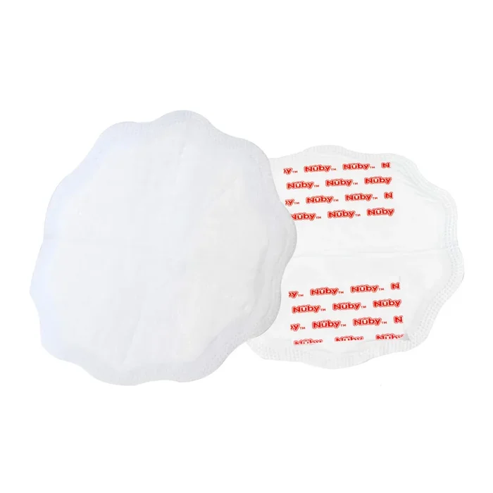 Nuby 30 Pack Day Breast Pads, 28 White + 2 Black