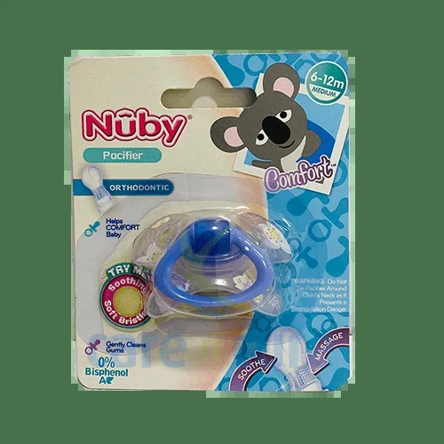 Nuby Geo Orthodontic Pacifier 6-12 Months Medium 5718