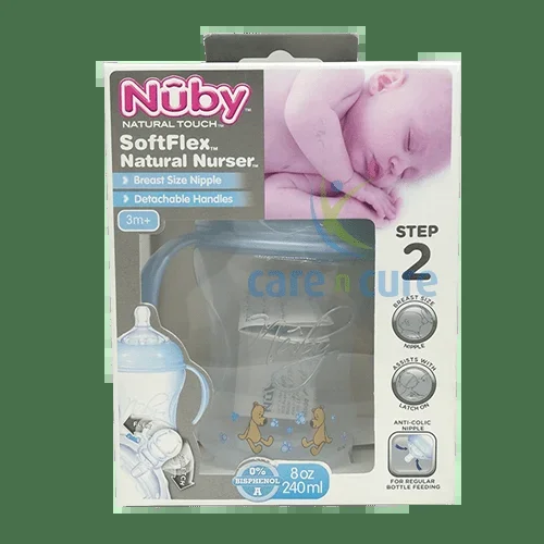 Nuby Natural Touch Softflex Natural Nurser Step 2, 3+ months 240 ml