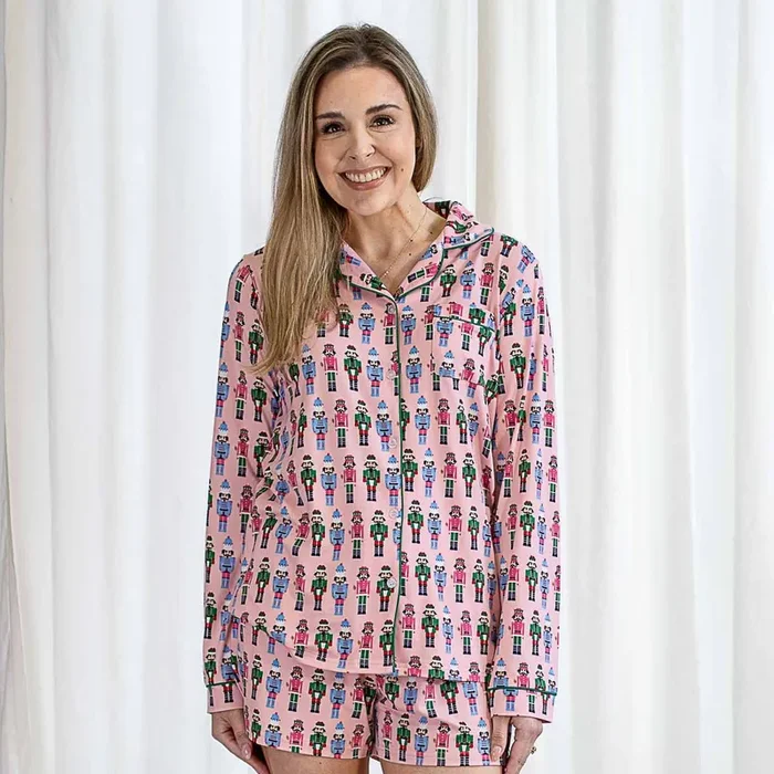 Nutcracker March Long Sleeve Pajama Top