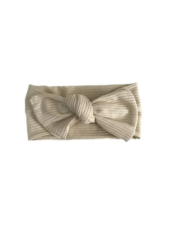 Oat Bow Headwrap