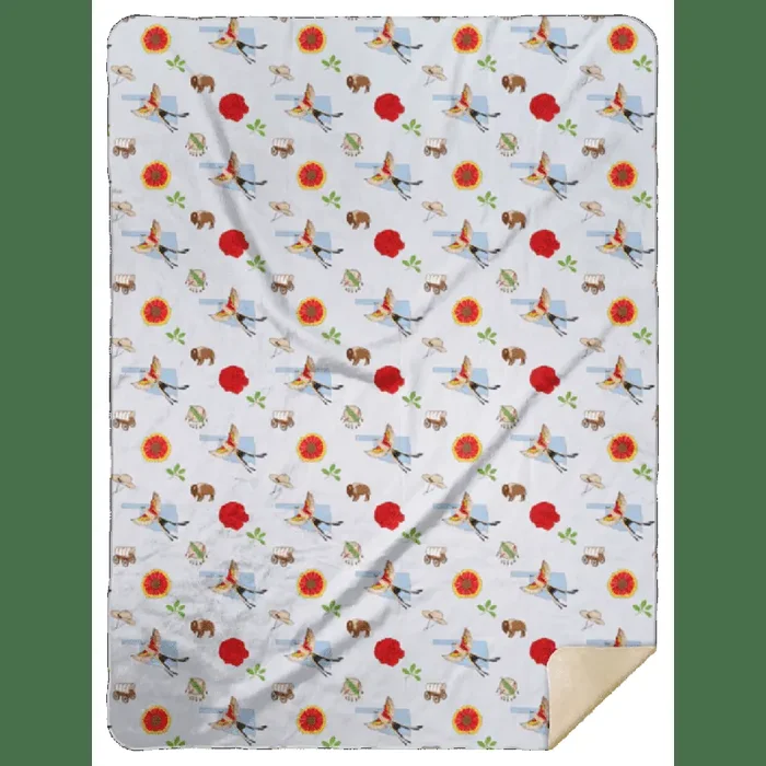 Oklahoma Plush Throw Blanket 60×80