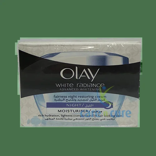 Olay White Radiance Advanced Whitening Fairness Night Restoring Cream 50g