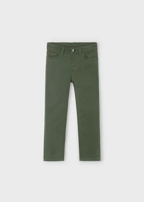Olive Slim Fit Pant