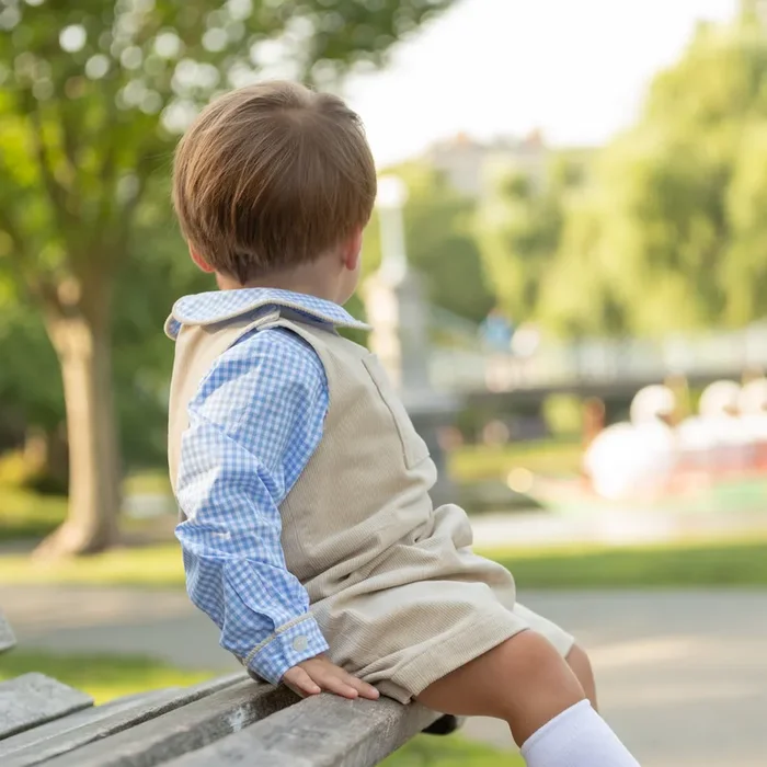 Oliver Overalls In King’s Way Khaki Corduroy